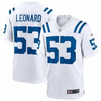 Indianapolis Colts Darius Leonard Men's Nike White Game Player Jersey