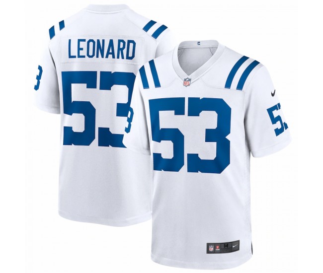 Indianapolis Colts Darius Leonard Men's Nike White Game Player Jersey