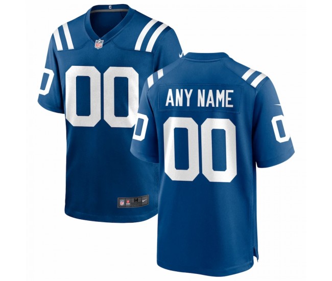 Men's Nike Indianapolis Colts Royal Custom Game Jersey
