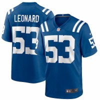 Indianapolis Colts Darius Leonard Men's Nike Royal Game Jersey
