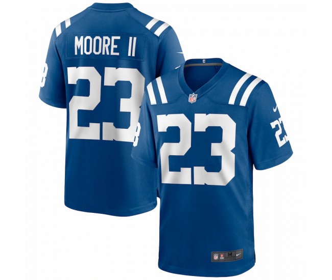 Indianapolis Colts Kenny Moore II Men's Nike Royal Game Jersey