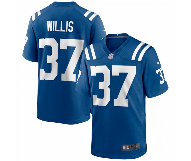 Indianapolis Colts Khari Willis Men's Nike Royal Game Jersey