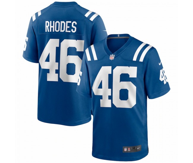 Indianapolis Colts Luke Rhodes Men's Nike Royal Game Jersey