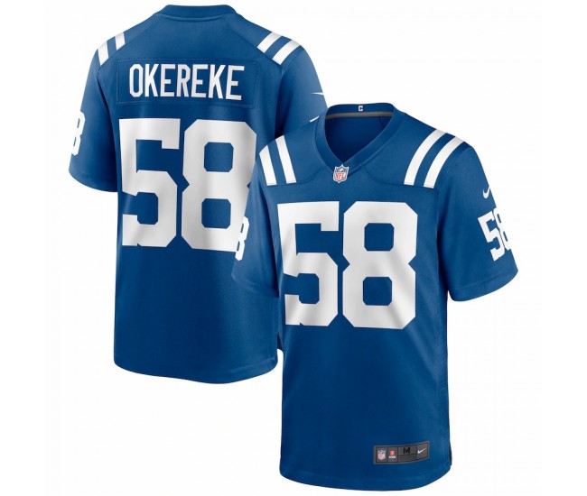 Indianapolis Colts Bobby Okereke Men's Nike Royal Game Jersey