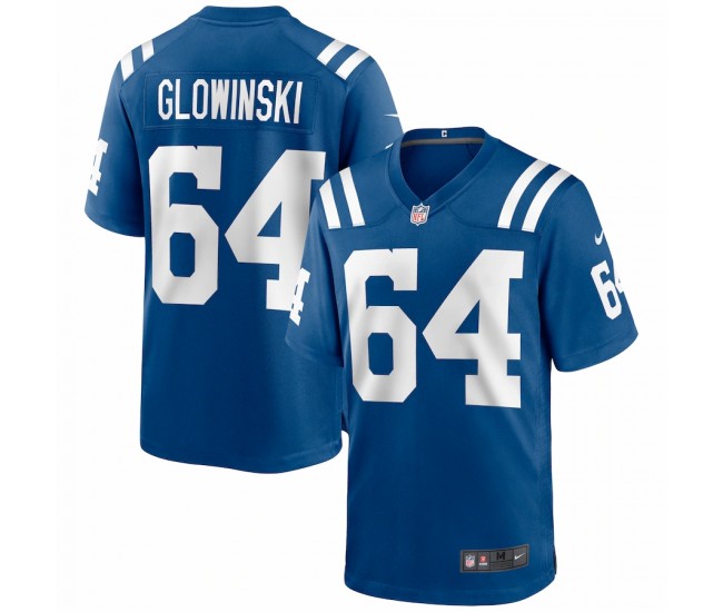 Indianapolis Colts Mark Glowinski Men's Nike Royal Game Jersey