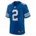Indianapolis Colts Carson Wentz Men's Nike Royal Alternate Game Jersey