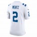 Indianapolis Colts Carson Wentz Men's Nike White Vapor Limited Jersey