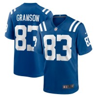 Indianapolis Colts Kylen Granson Men's Nike Royal Game Jersey