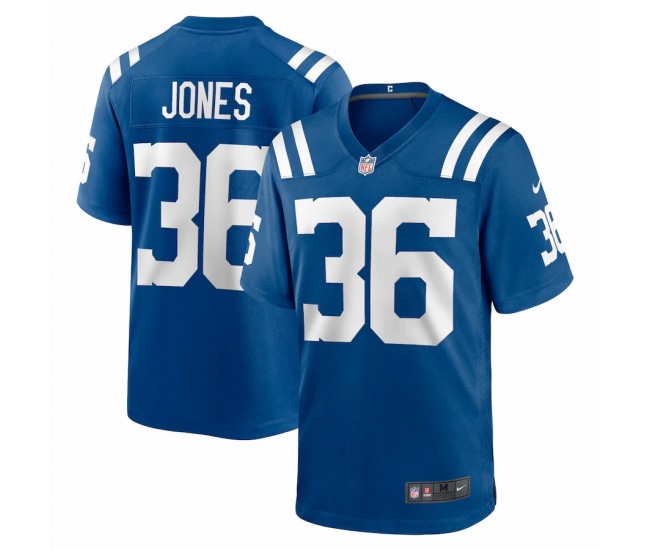 Indianapolis Colts Josh Jones Men's Nike Royal Game Jersey