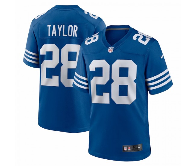 Indianapolis Colts Jonathan Taylor Men's Nike Royal Game Player Jersey