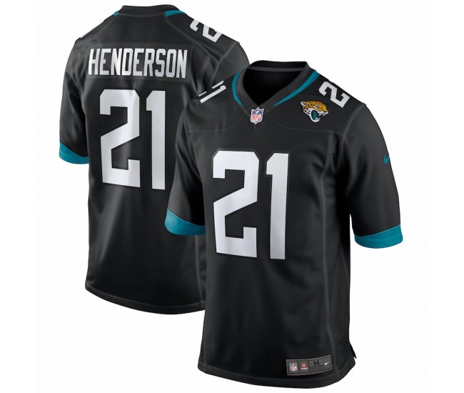 Jacksonville Jaguars C.J. Henderson Men's Nike Black Game Jersey