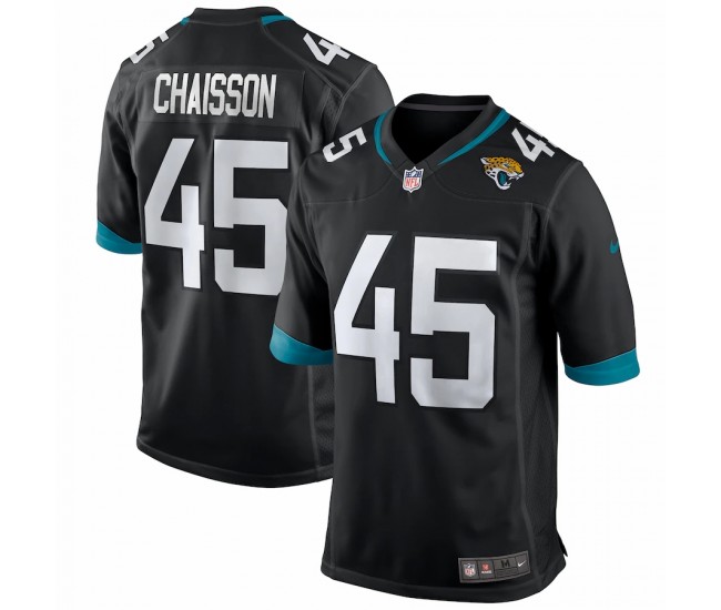 Jacksonville Jaguars K'Lavon Chaisson Men's Nike Black Game Jersey