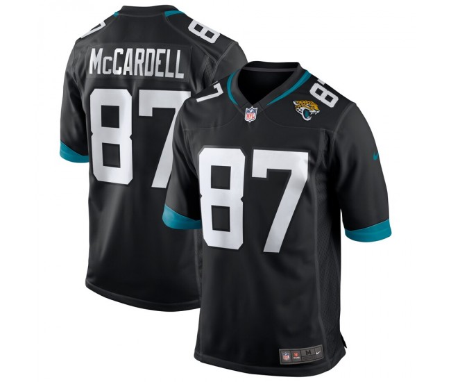 Jacksonville Jaguars Keenan McCardell Men's Nike Black Game Retired Player Jersey