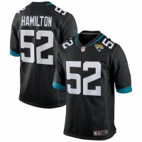 Jacksonville Jaguars DaVon Hamilton Men's Nike Black Game Jersey