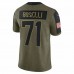 Jacksonville Jaguars Tony Boselli Men's Nike Olive 2021 Salute To Service Retired Player Limited Jersey