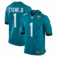 Jacksonville Jaguars Travis Etienne Men's Nike Teal Game Jersey