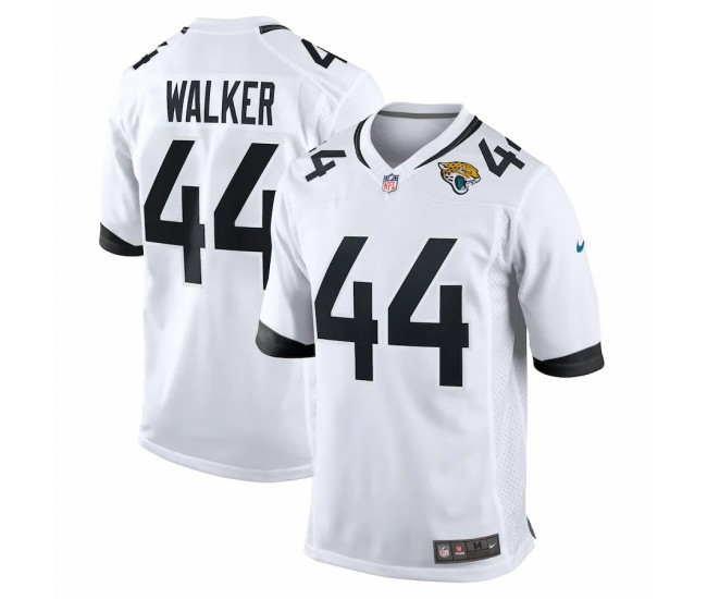 Jacksonville Jaguars Travon Walker Men's Nike White 2022 NFL Draft First Round Pick Game Jersey