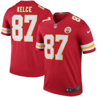 Kansas City Chiefs Travis Kelce Men's Nike Red Legend Jersey