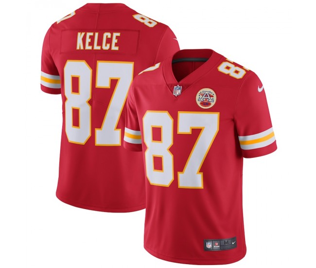 Kansas City Chiefs Travis Kelce Men's Nike Red Vapor Untouchable Limited Player Jersey