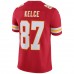 Kansas City Chiefs Travis Kelce Men's Nike Red Vapor Untouchable Limited Player Jersey