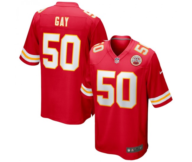 Kansas City Chiefs Willie Gay Men's Nike Red Game Jersey