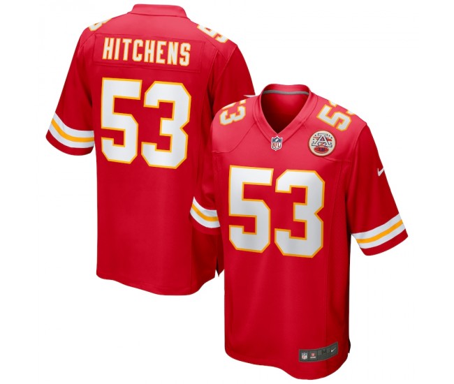 Kansas City Chiefs Anthony Hitchens Men's Nike Red Game Jersey