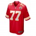 Kansas City Chiefs Andrew Wylie Men's Nike Red Game Jersey