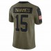 Kansas City Chiefs Patrick Mahomes Men's Nike Olive 2021 Salute To Service Limited Player Jersey