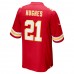 Kansas City Chiefs Mike Hughes Men's Nike Red Game Jersey
