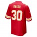 Kansas City Chiefs Deandre Baker Men's Nike Red Game Jersey