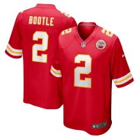 Kansas City Chiefs Dicaprio Bootle Men's Nike Red Game Jersey