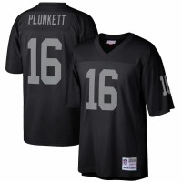 Las Vegas Raiders Jim Plunkett Men's Mitchell & Ness Black Retired Player Legacy Replica Jersey