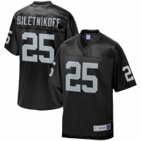 Las Vegas Raiders Fred Biletnikoff Men's NFL Pro Line Black Retired Player Jersey