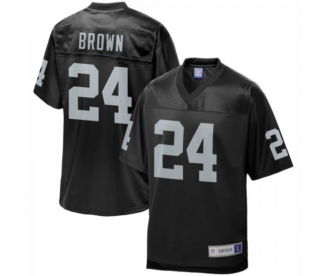 Las Vegas Raiders Willie Brown Men's NFL Pro Line Black Retired Player Jersey