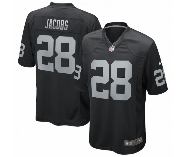 Las Vegas Raiders Josh Jacobs Men's Nike Black Game Player Jersey