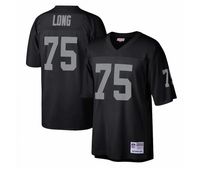 Las Vegas Raiders Howie Long Men's Mitchell & Ness Black Legacy Replica Jersey