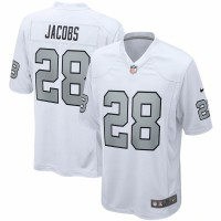 Las Vegas Raiders Josh Jacobs Men's Nike White Alternate Game Jersey