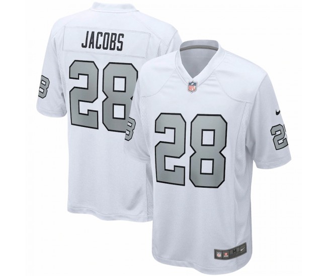 Las Vegas Raiders Josh Jacobs Men's Nike White Alternate Game Jersey