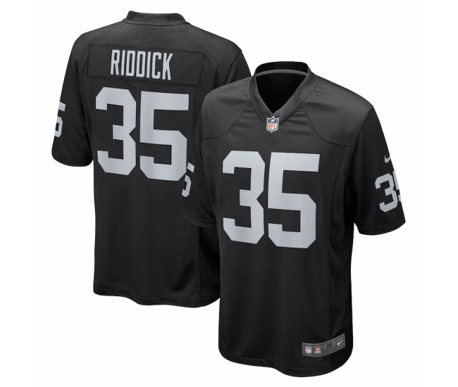 Las Vegas Raiders Theo Riddick Men's Nike Black Game Jersey