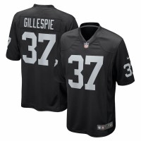Las Vegas Raiders Tyree Gillespie Men's Nike Black Game Jersey