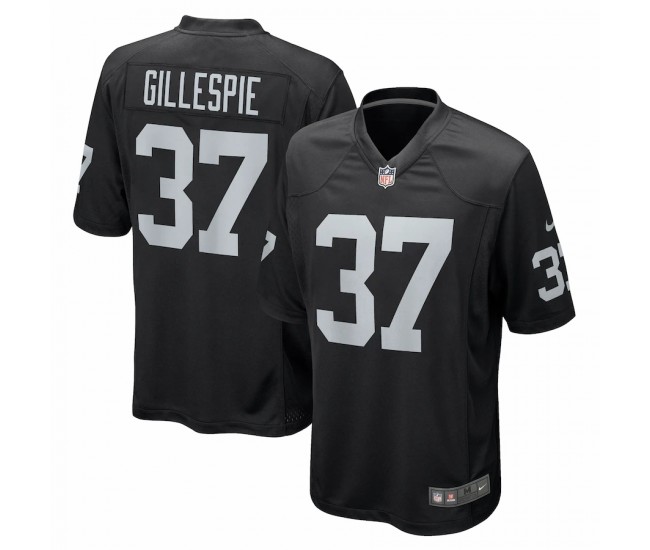 Las Vegas Raiders Tyree Gillespie Men's Nike Black Game Jersey