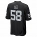 Las Vegas Raiders Darron Lee Men's Nike Black Game Jersey