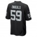 Las Vegas Raiders James Onwualu Men's Nike Black Game Jersey