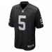 Las Vegas Raiders Divine Deablo Men's Nike Black Player Game Jersey
