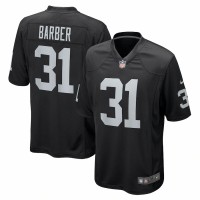 Las Vegas Raiders Peyton Barber Men's Nike Black Game Jersey