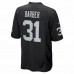 Las Vegas Raiders Peyton Barber Men's Nike Black Game Jersey