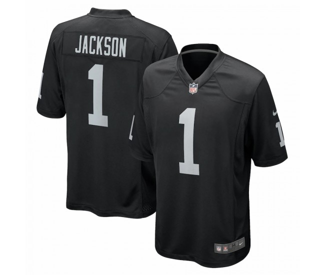 Las Vegas Raiders DeSean Jackson Men's Nike Black Game Jersey