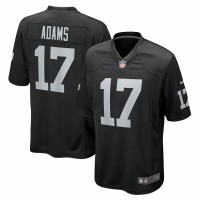 Las Vegas Raiders Davante Adams Men's Nike Black Game Jersey