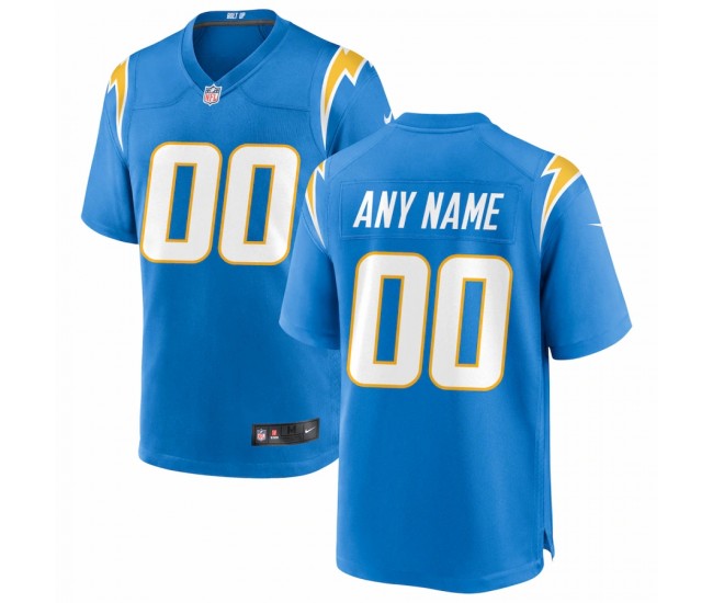 Los Angeles Chargers Men's Nike Powder Blue Custom Game Jersey