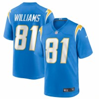 Los Angeles Chargers Mike Williams Men's Nike Powder Blue Game Jersey